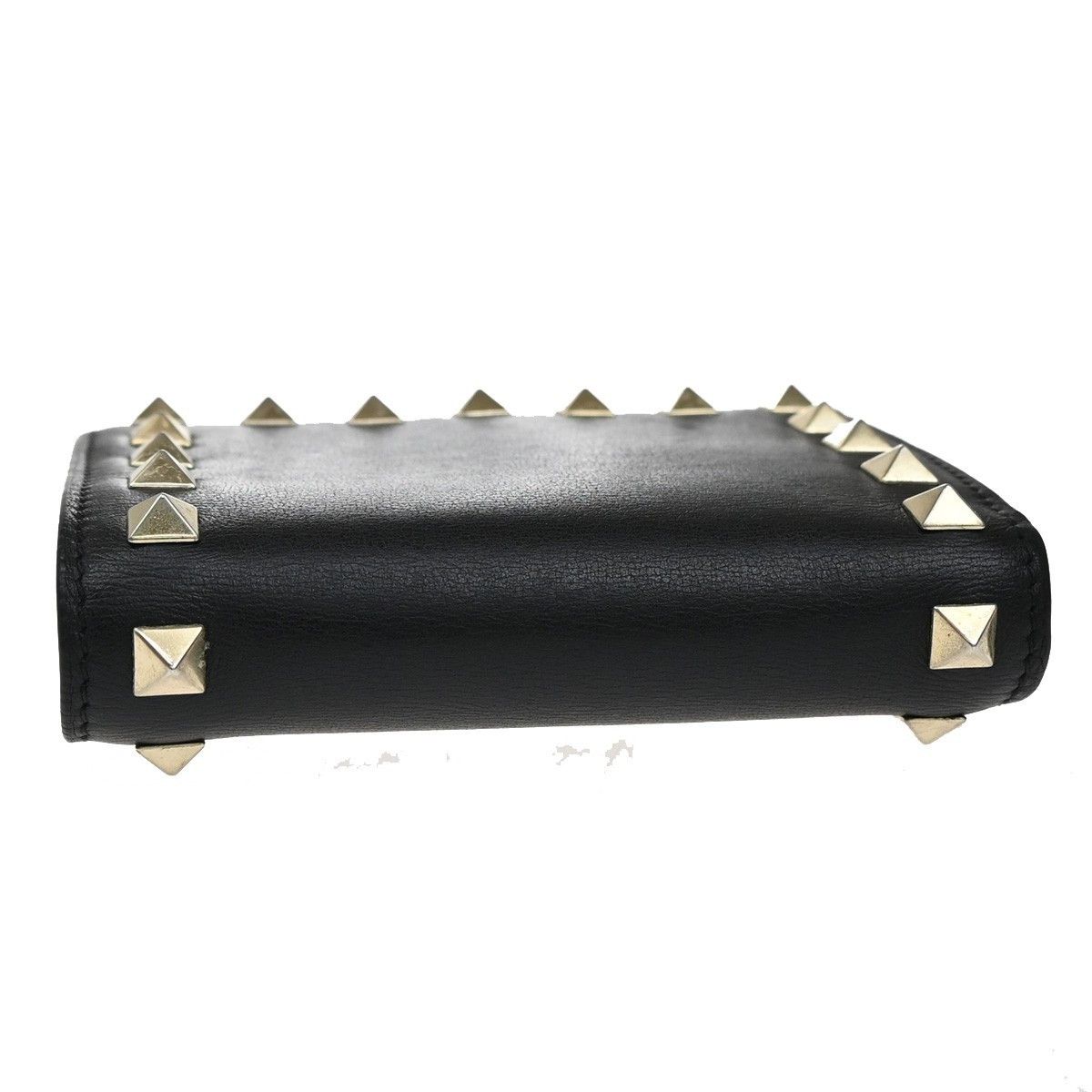 Valentino Valentino Garavani Rockstud Flap Card Case Leather Size ONE SIZE - 8 Thumbnail