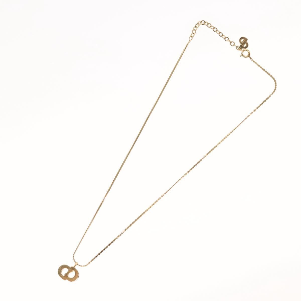 Dior Christian Dior CD Pendant Necklace Gold-plated Size ONE SIZE - 13 Thumbnail