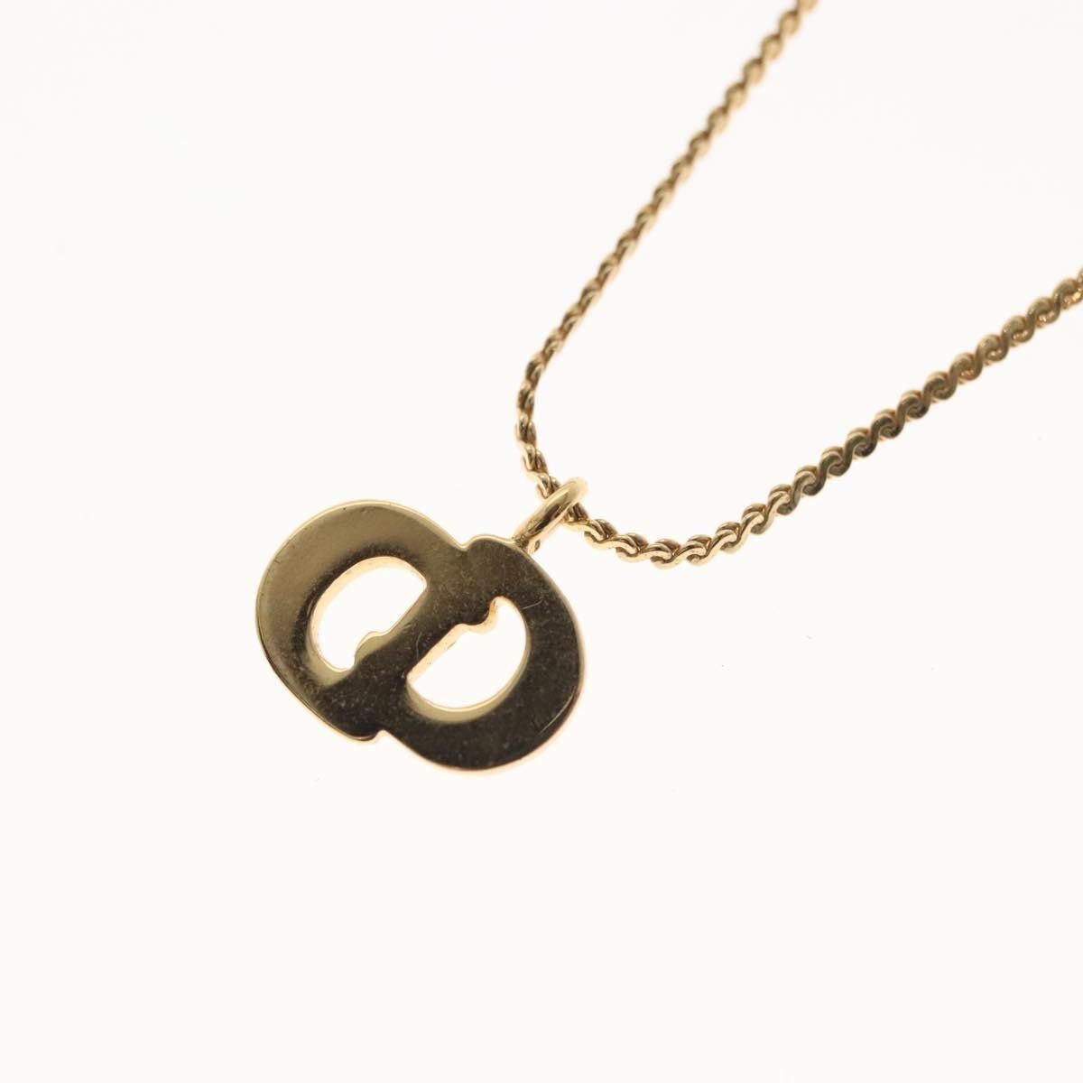 Dior Christian Dior CD Pendant Necklace Gold-plated Size ONE SIZE - 3 Thumbnail
