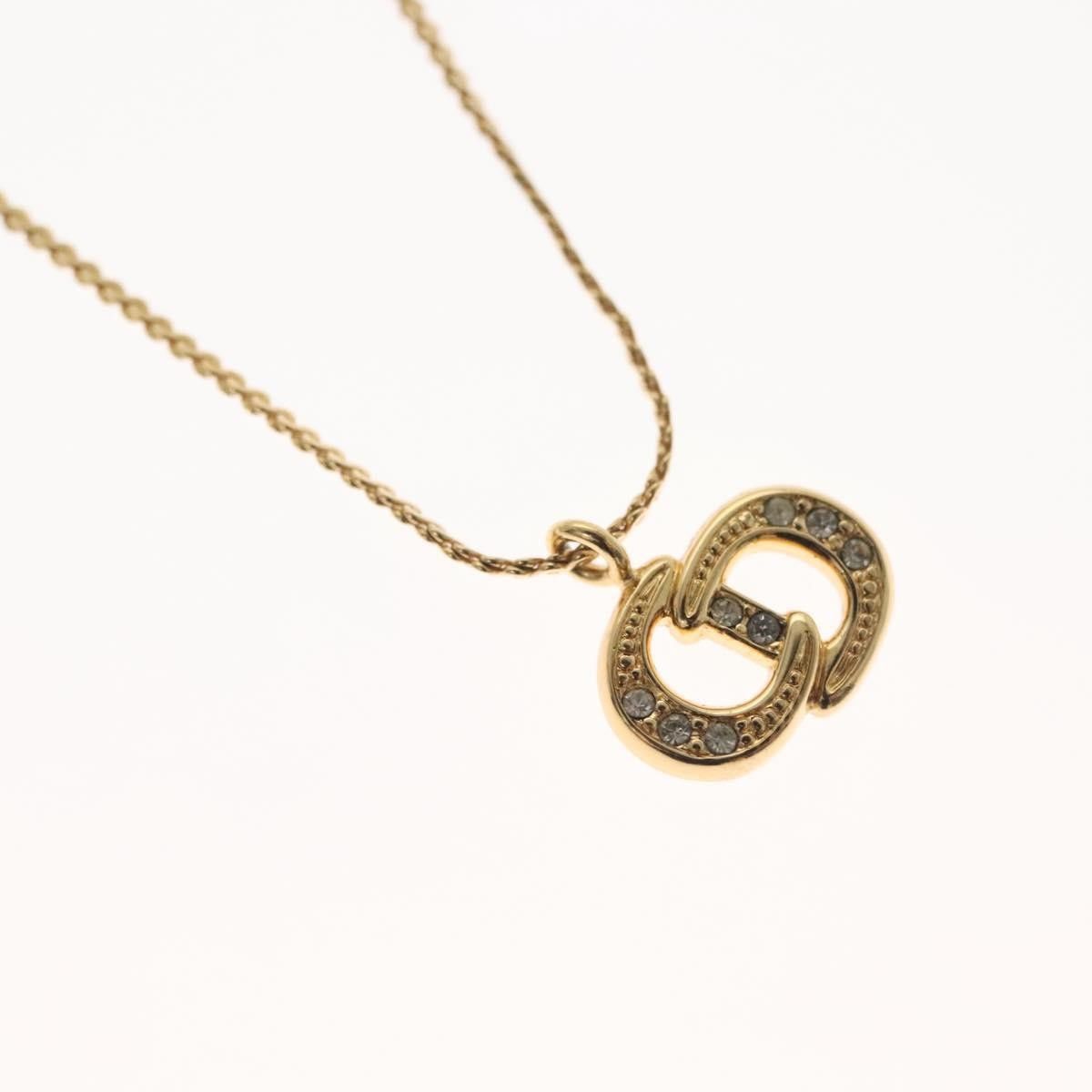 Dior Christian Dior CD Pendant Necklace Gold-plated Size ONE SIZE - 4 Thumbnail