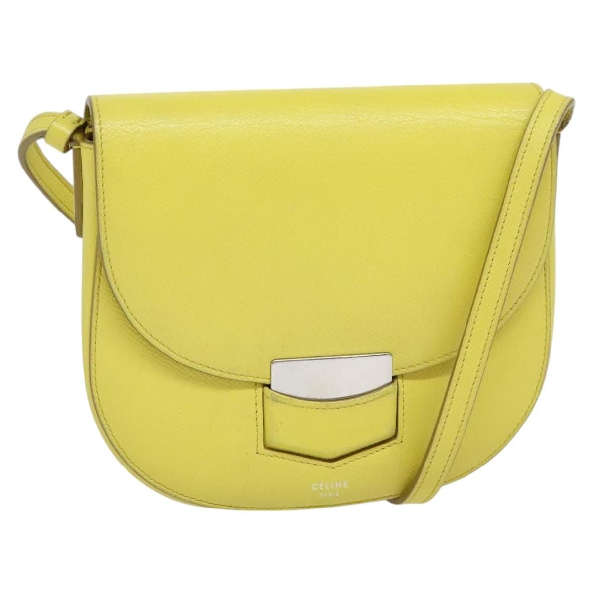 Celine Celine Trotteur Crossbody Bag Grainy Leather Size ONE SIZE - 15 Thumbnail