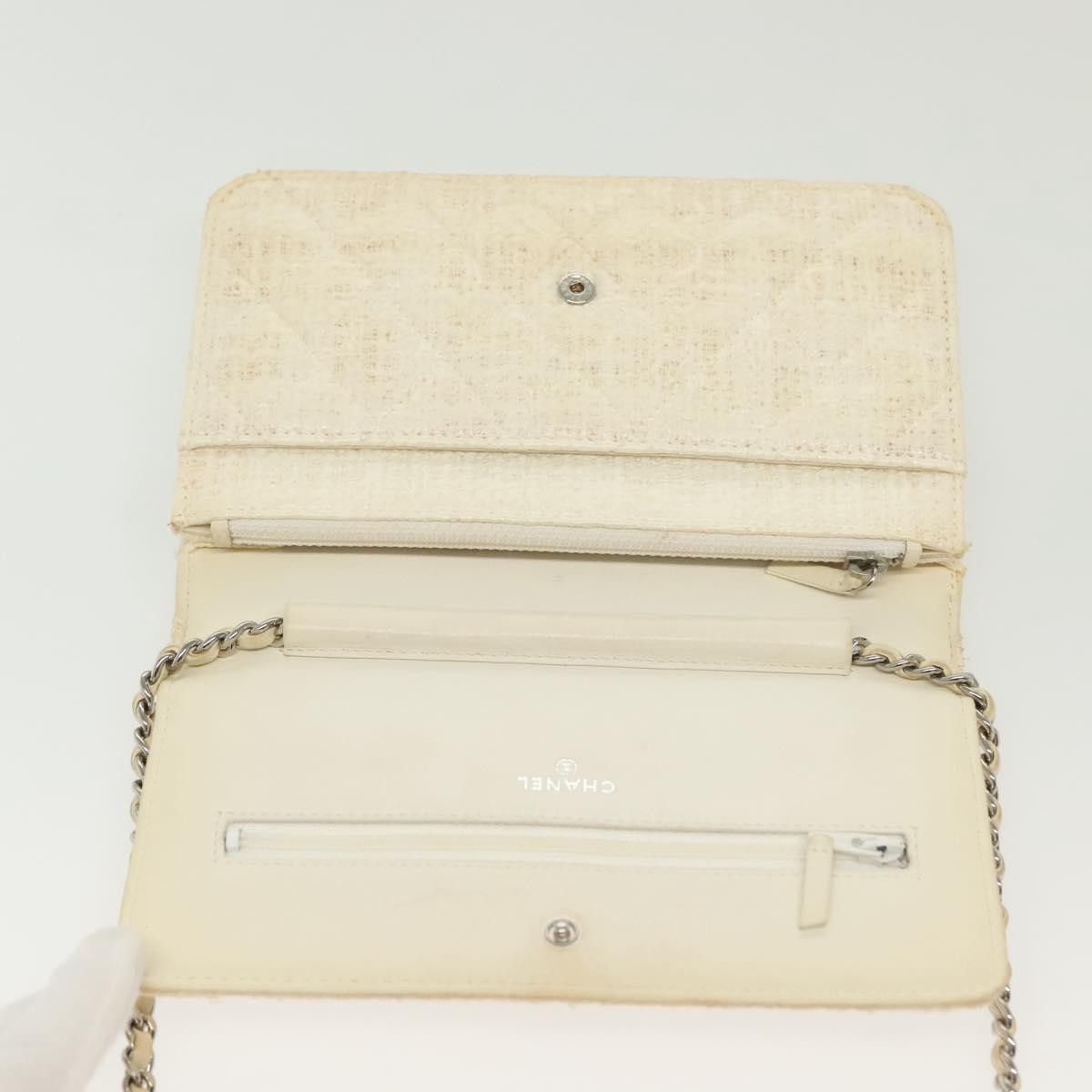 Chanel Chanel Wallet on Chain Tweed Size ONE SIZE - 17 Thumbnail