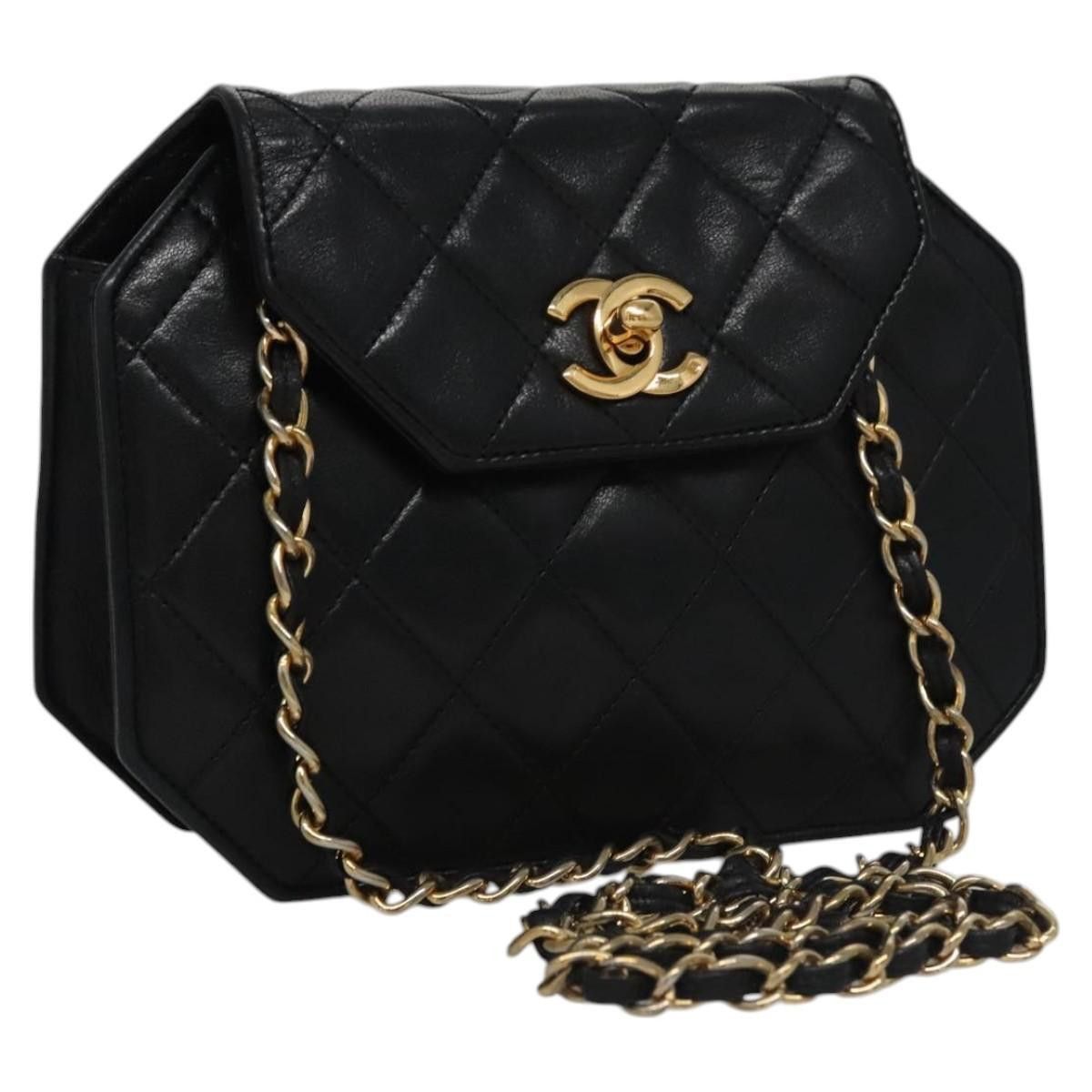 Chanel Chanel Vintage Octagon CC Flap Bag Quilted Leather Size ONE SIZE - 19 Thumbnail