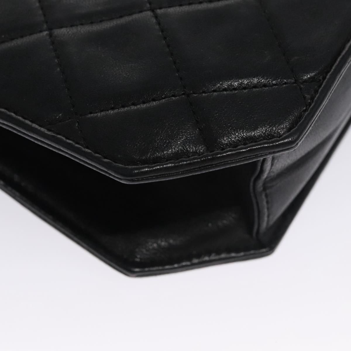 Chanel Chanel Vintage Octagon CC Flap Bag Quilted Leather Size ONE SIZE - 11 Thumbnail