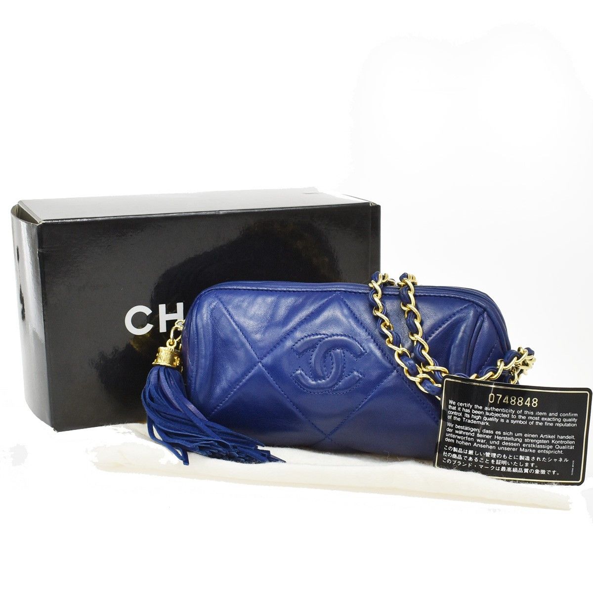 Chanel Chanel Vintage Diamond CC Barrel Bag Quilted Leather Size ONE SIZE - 10 Thumbnail