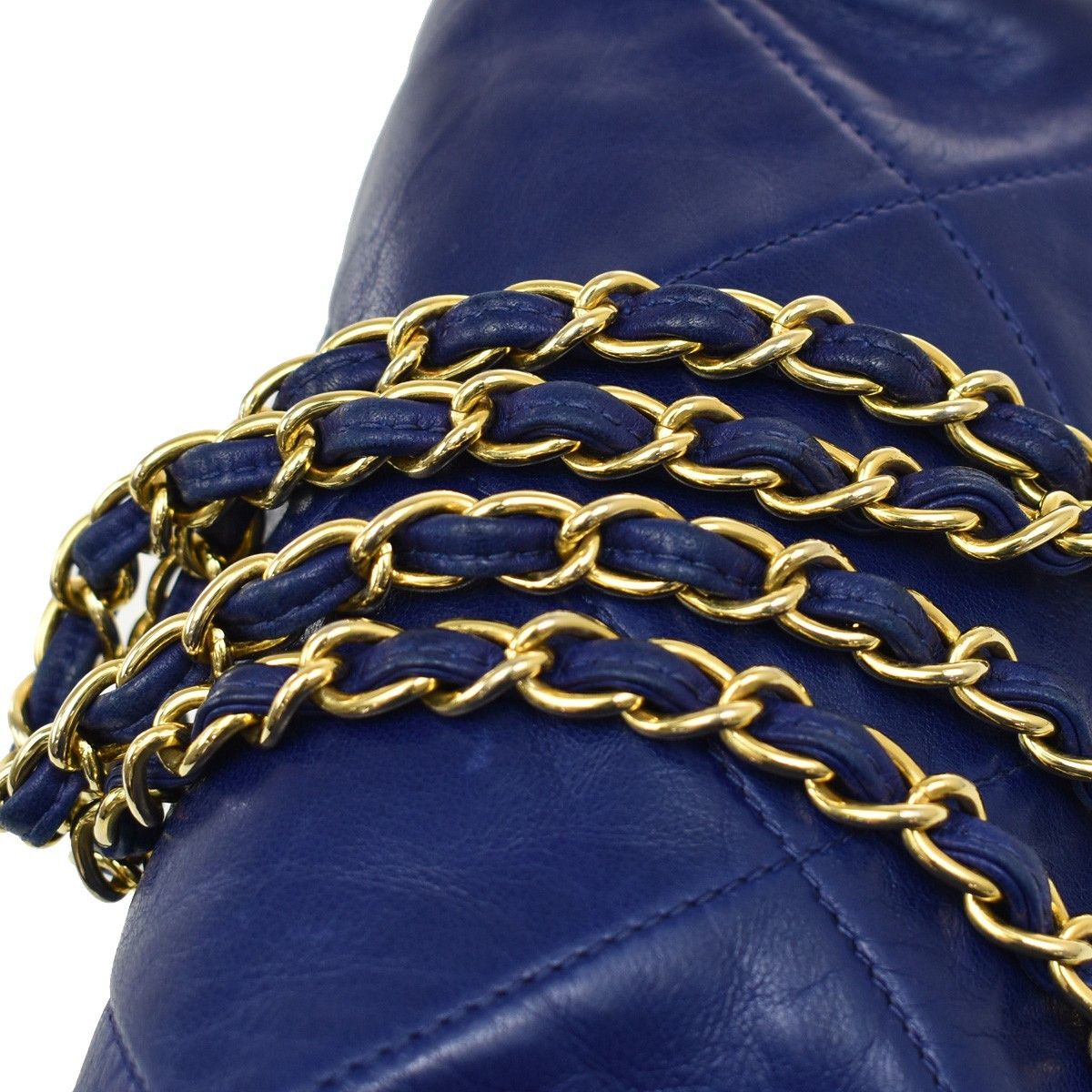 Chanel Chanel Vintage Diamond CC Barrel Bag Quilted Leather Size ONE SIZE - 12 Thumbnail