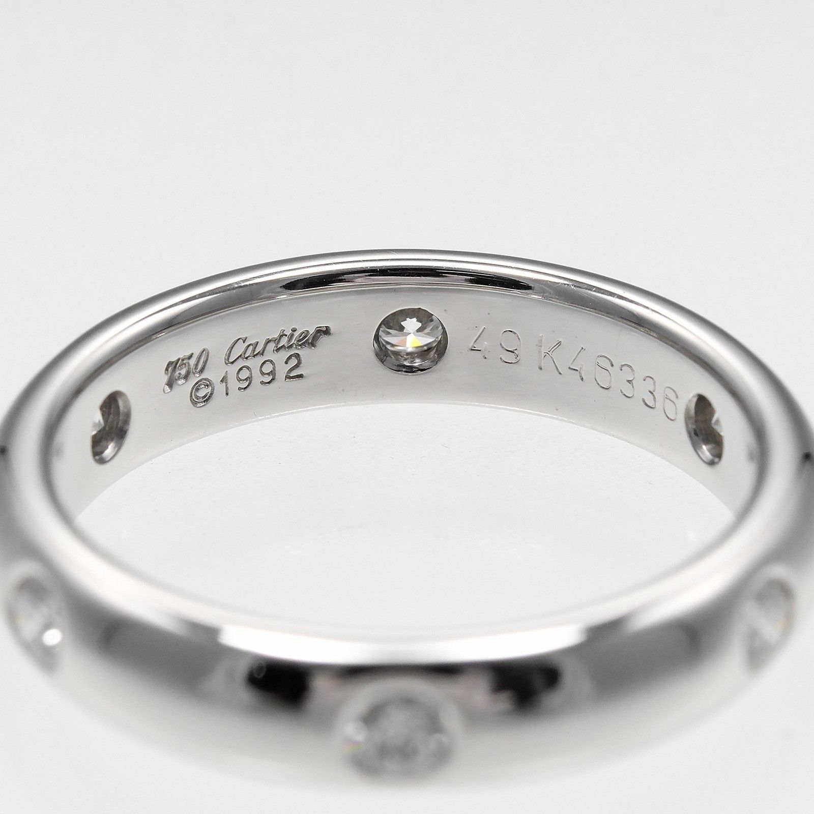 Cartier Cartier Stella Band Ring 18K White Gold and Diamonds Size ONE SIZE - 3 Thumbnail