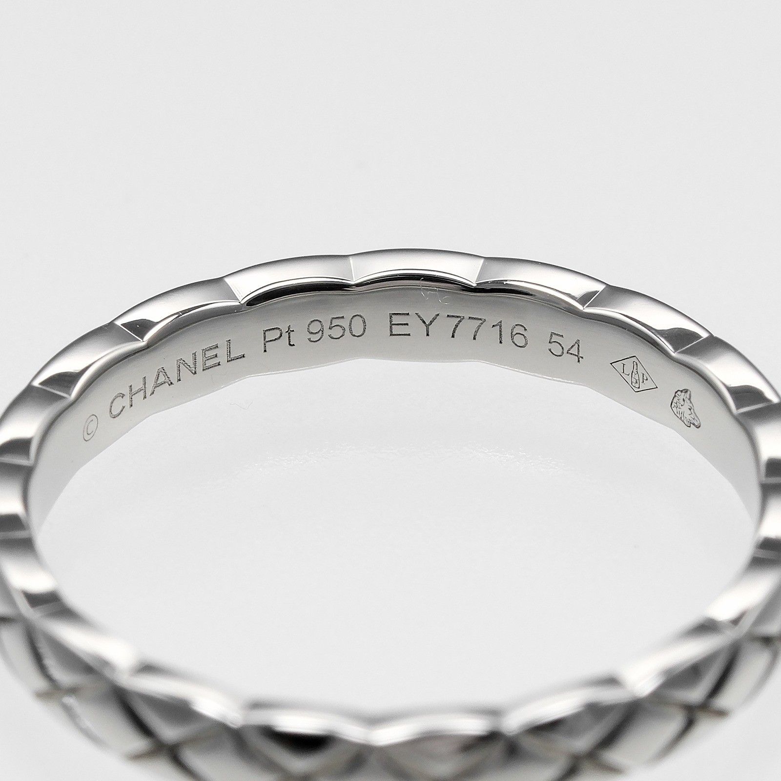 Chanel Chanel Coco Crush Ring 950 Platinum Size ONE SIZE - 5 Thumbnail