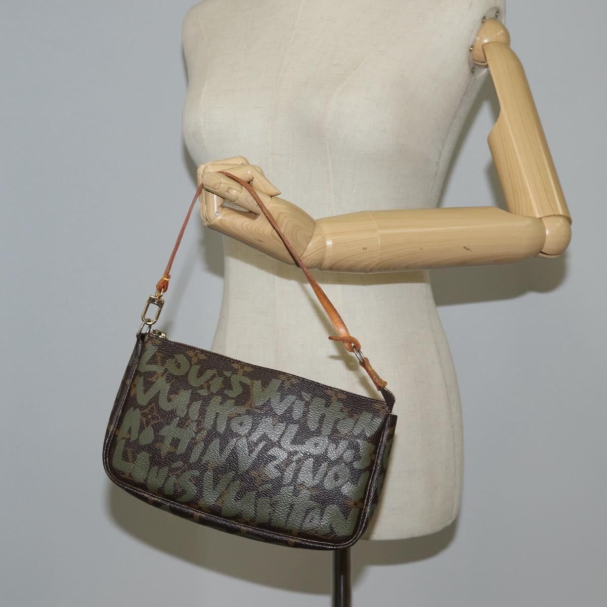 Louis Vuitton Louis Vuitton Pochette Accessoires Limited Edition Monogram Graffiti Size ONE SIZE - 16 Thumbnail