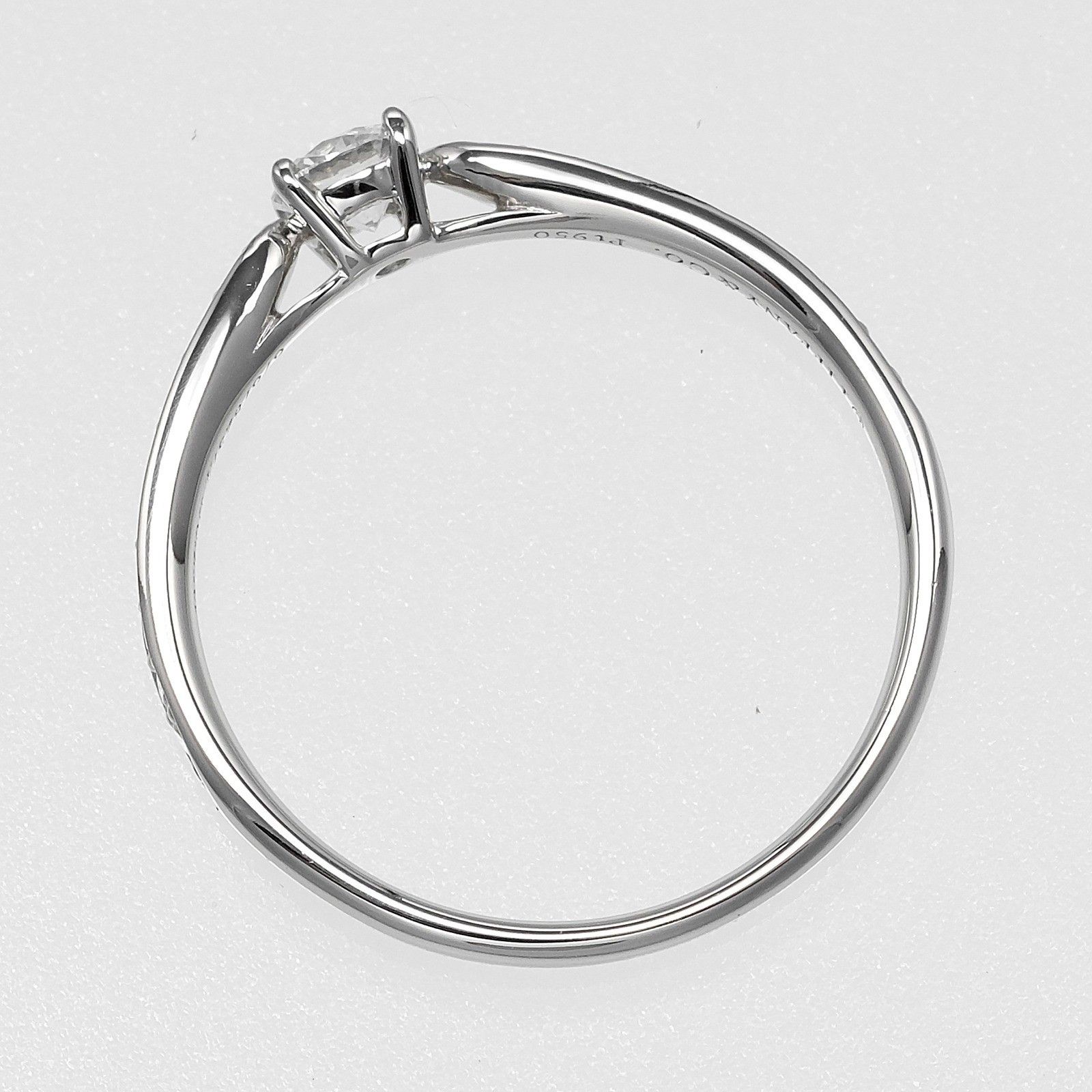 Tiffany & Co. Tiffany & Co. Harmony Solitaire Ring Platinum with RBC Diamond Size ONE SIZE - 3 Thumbnail