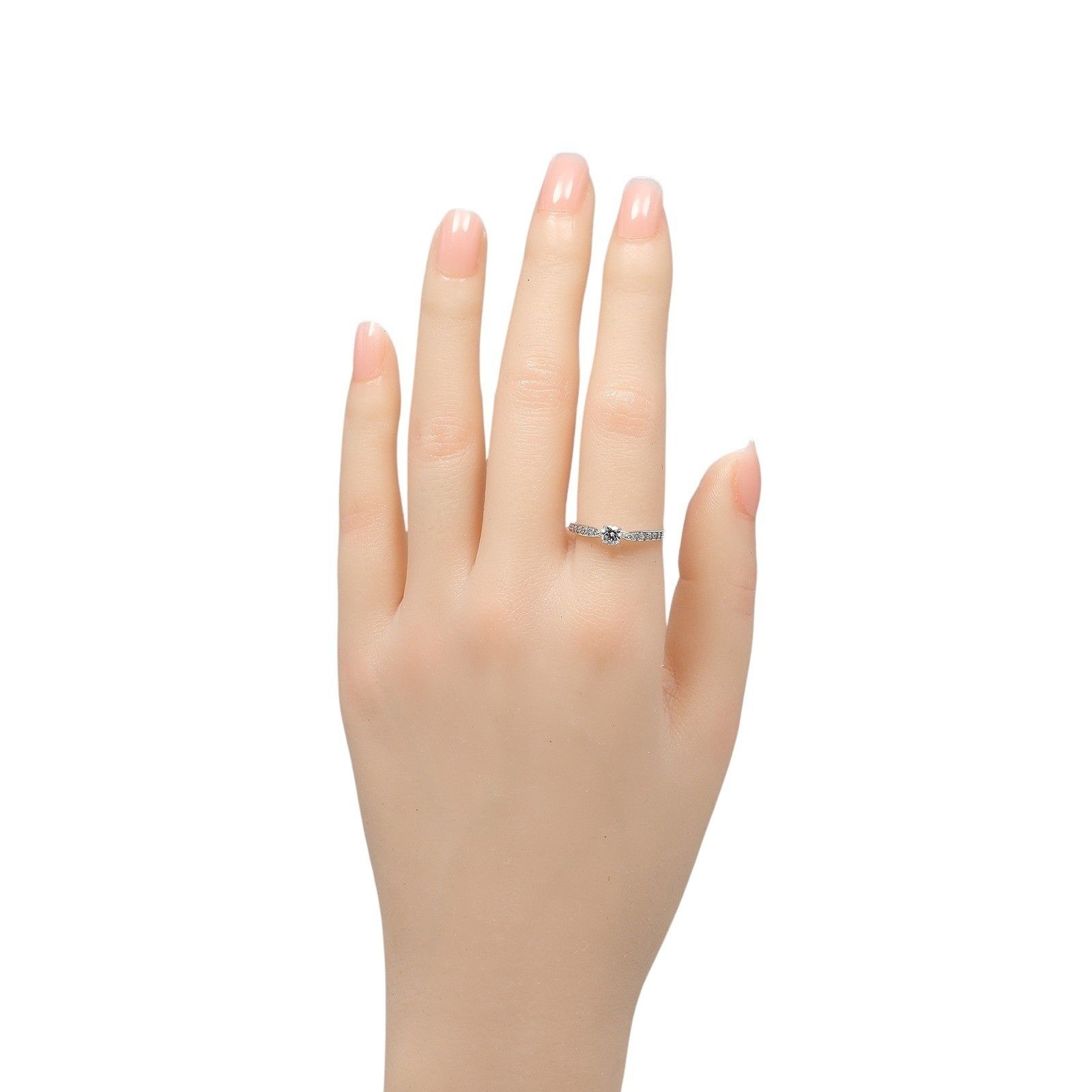 Tiffany & Co. Tiffany & Co. Harmony Solitaire Ring Platinum with RBC Diamond Size ONE SIZE - 8 Thumbnail