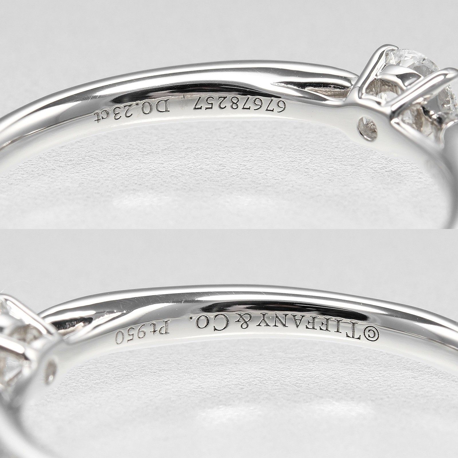 Tiffany & Co. Tiffany & Co. Harmony Solitaire Ring Platinum with RBC Diamond Size ONE SIZE - 6 Thumbnail