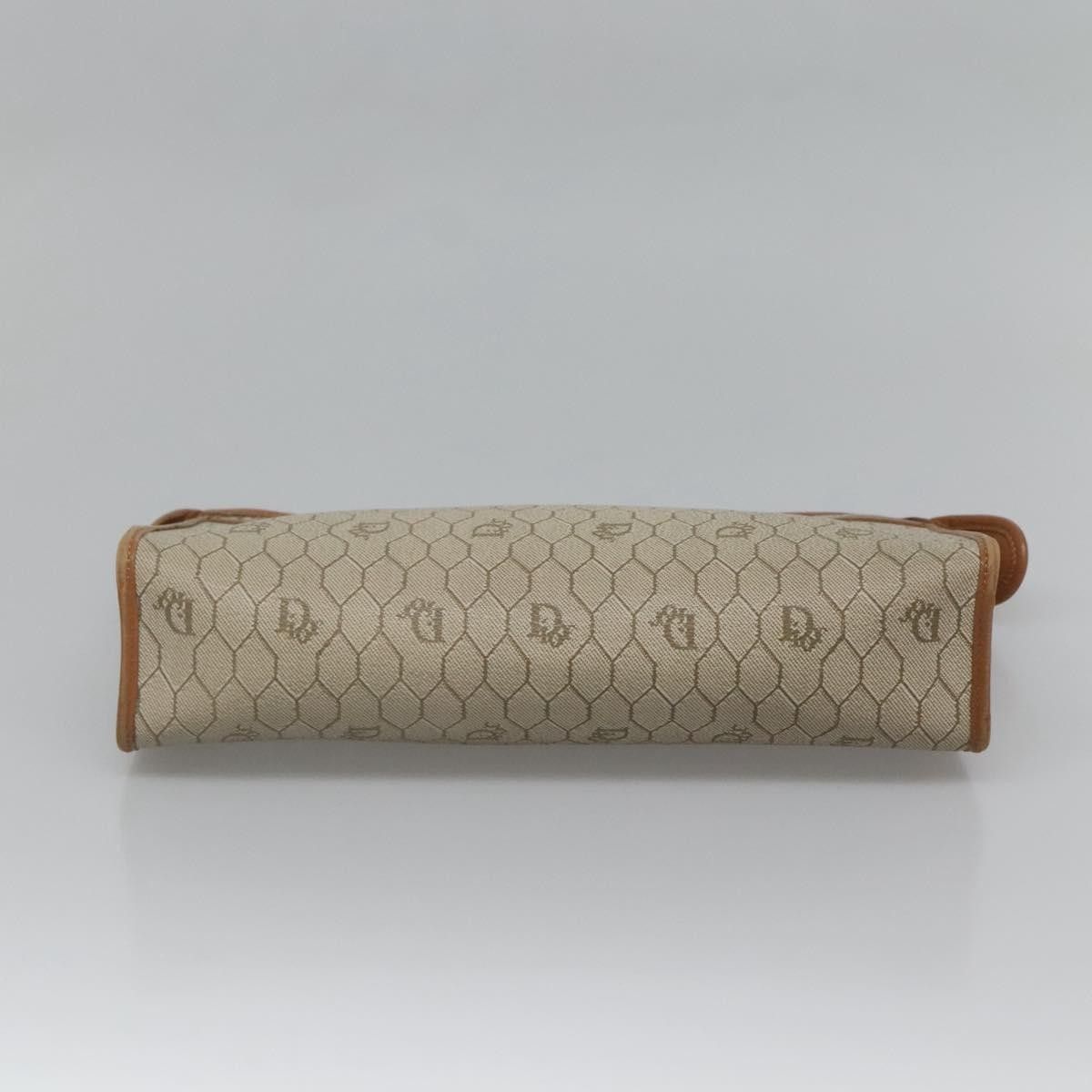 Dior Christian Dior Vintage Honeycomb Zip Pouch Coated Canvas Size ONE SIZE - 13 Thumbnail