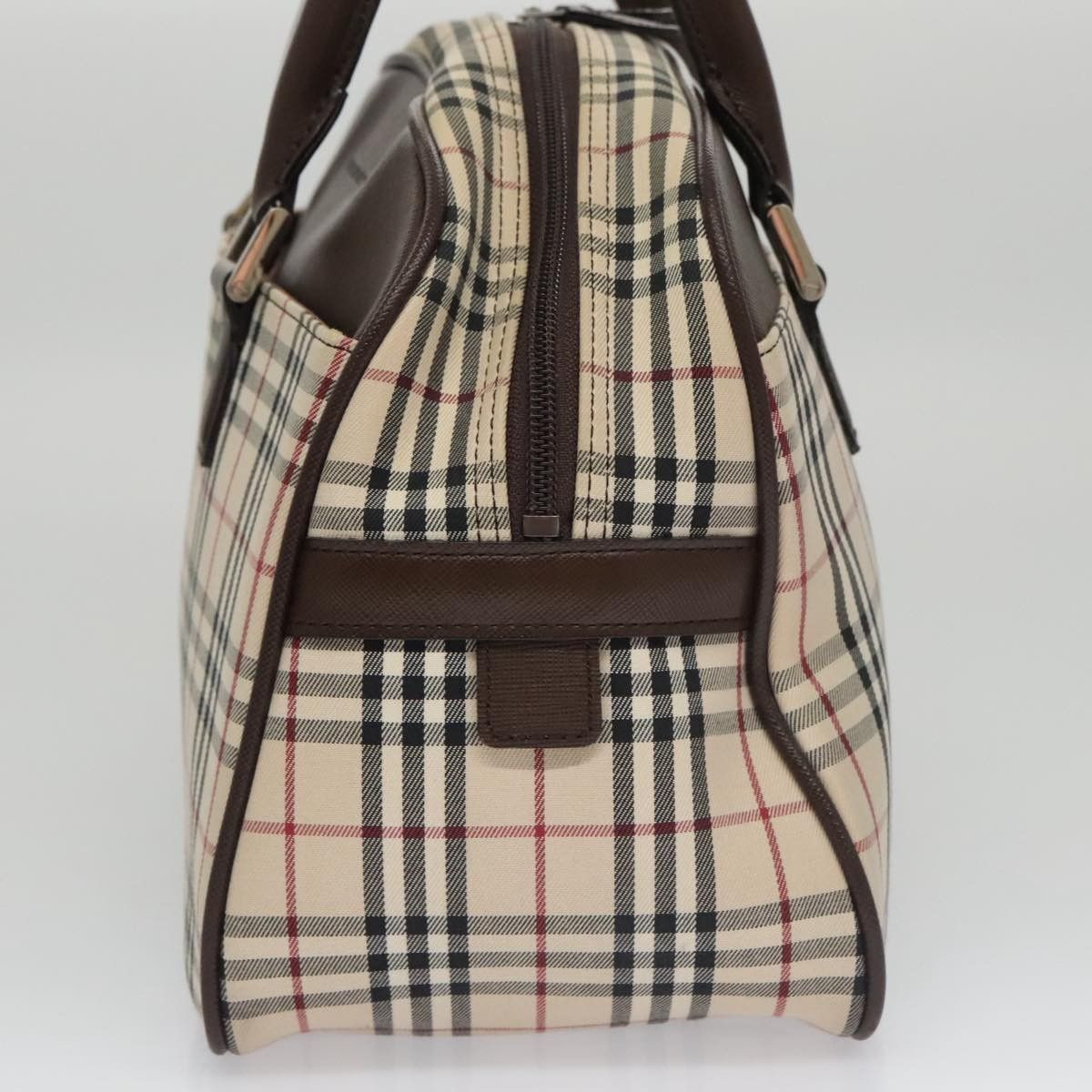 Burberry Burberry Nova Check Bowling Bag Canvas Size ONE SIZE - 3 Thumbnail
