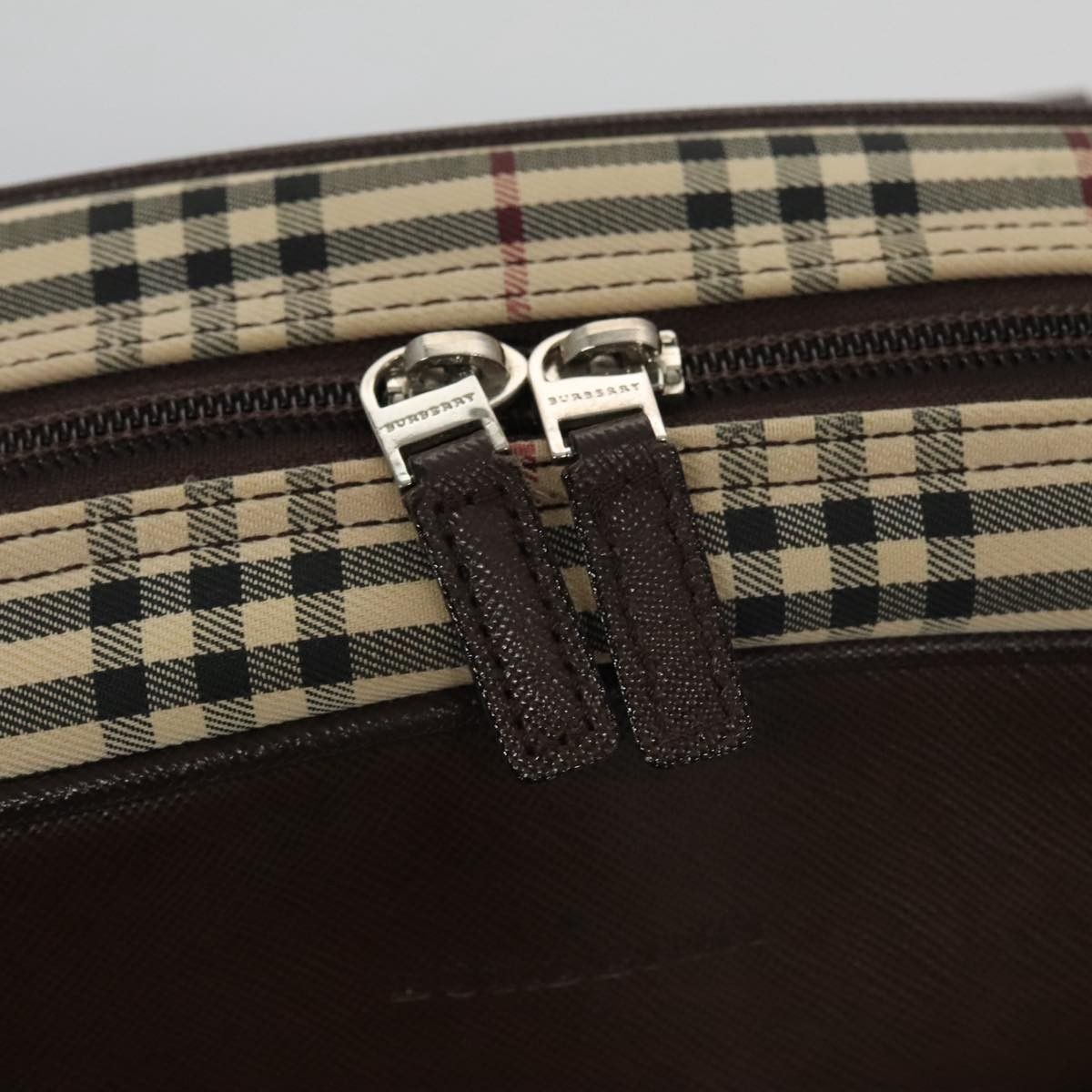 Burberry Burberry Nova Check Bowling Bag Canvas Size ONE SIZE - 12 Thumbnail
