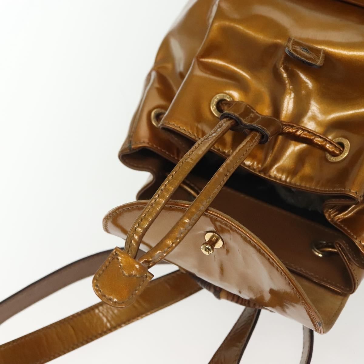 Gucci Gucci Vintage Bamboo Backpack Patent Size ONE SIZE - 22 Thumbnail