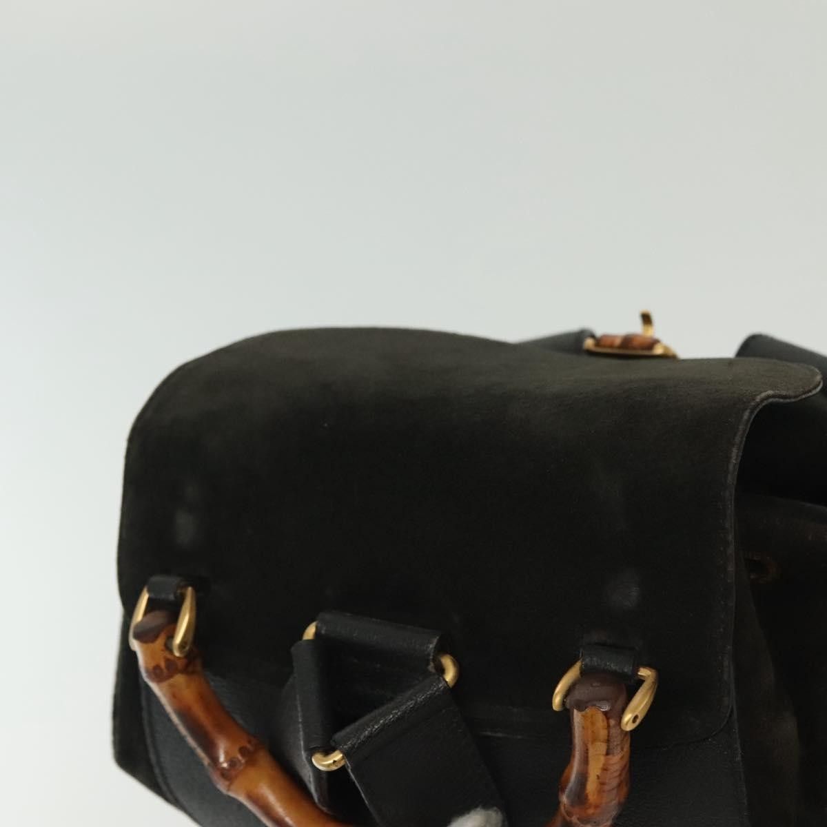 Gucci Gucci Bamboo Tassel Backpack Suede Size ONE SIZE - 19 Thumbnail