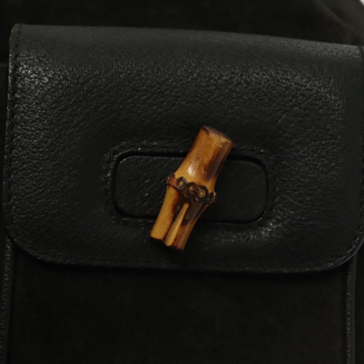 Gucci Gucci Bamboo Tassel Backpack Suede Size ONE SIZE - 22 Thumbnail