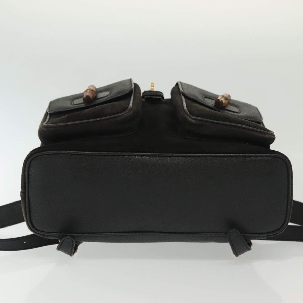 Gucci Gucci Bamboo Tassel Backpack Suede Size ONE SIZE - 17 Thumbnail