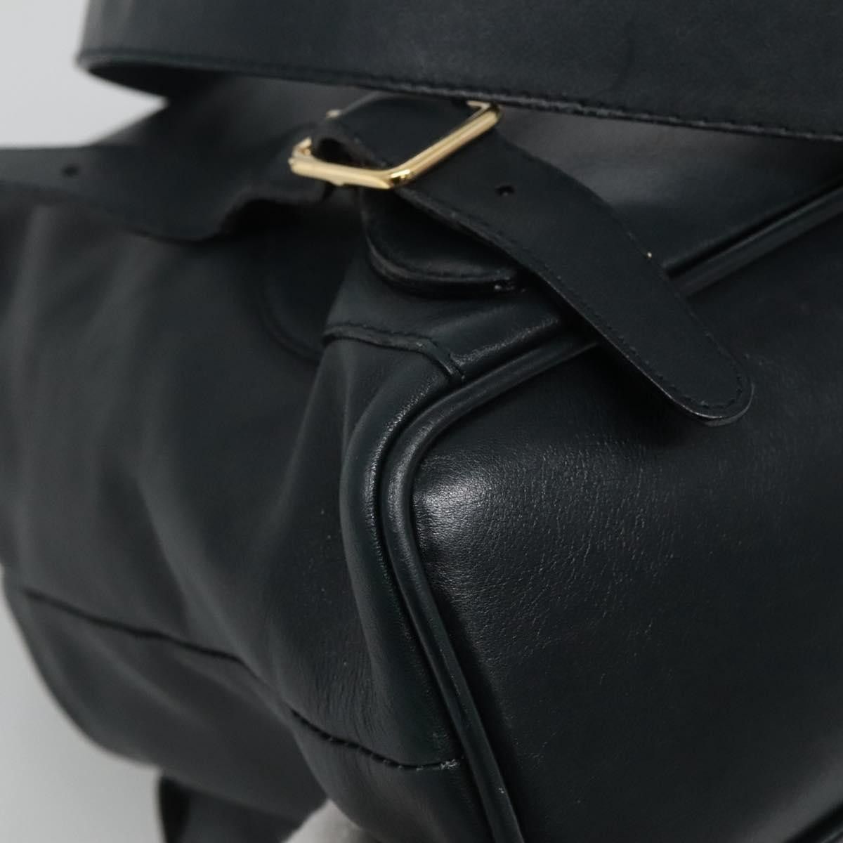 Gucci Gucci Vintage Bamboo Backpack Leather Size ONE SIZE - 8 Thumbnail