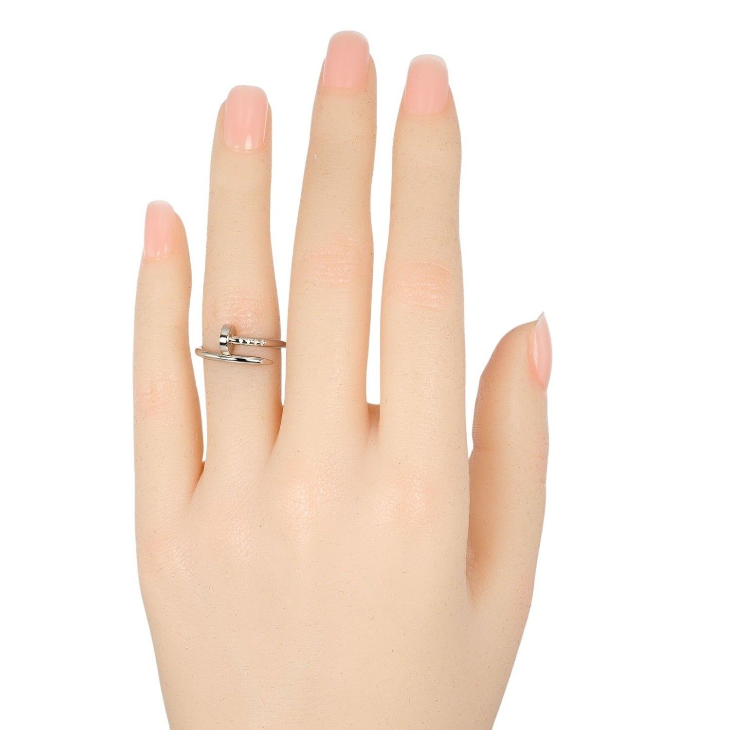 Cartier Cartier Juste un Clou Ring 18K White Gold Size ONE SIZE - 10 Thumbnail
