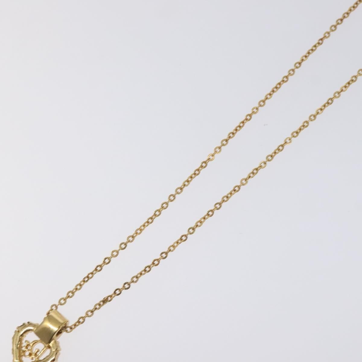 Dior Christian Dior Logo Heart Pendant Necklace Metal Size ONE SIZE - 9 Thumbnail