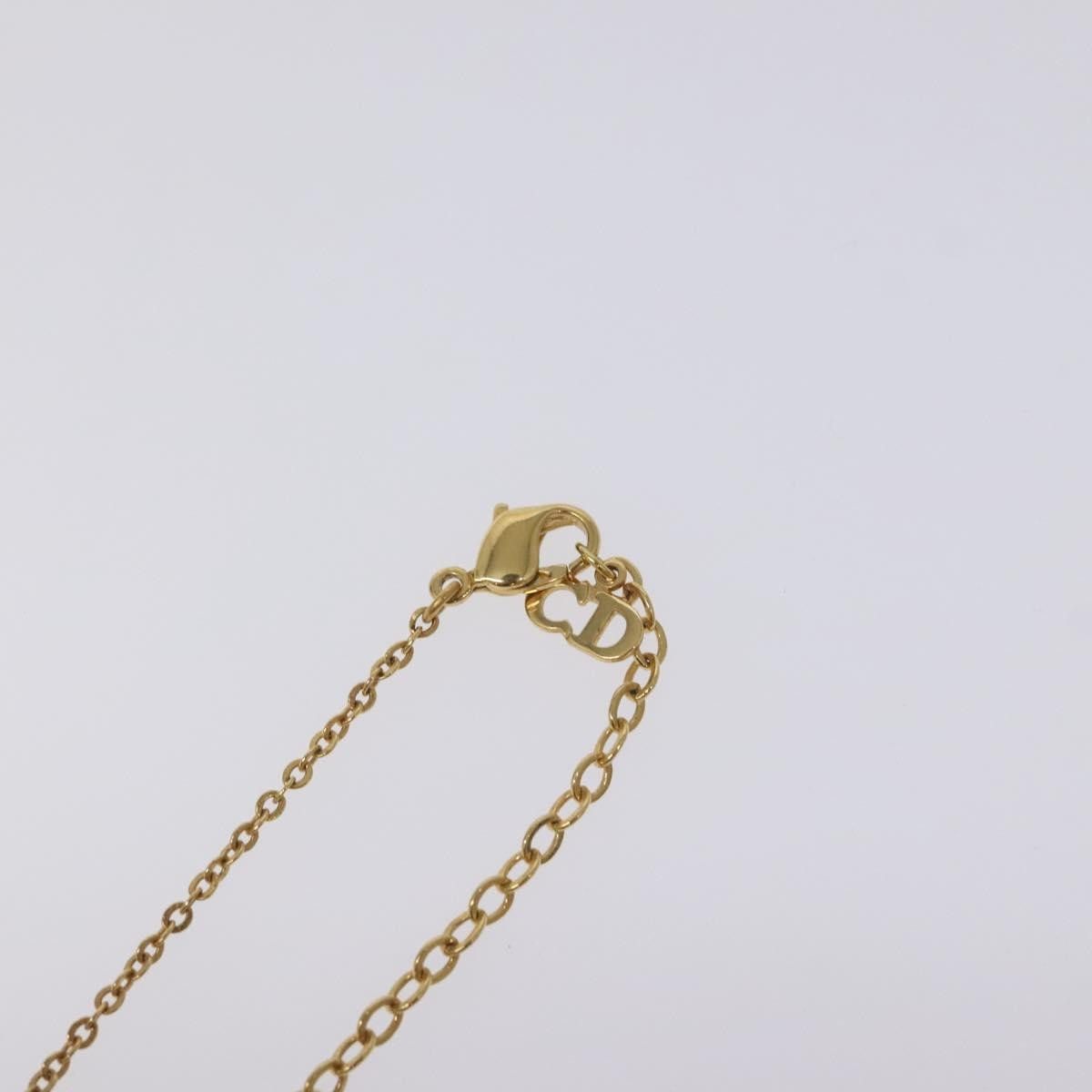 Dior Christian Dior Logo Heart Pendant Necklace Metal Size ONE SIZE - 7 Thumbnail