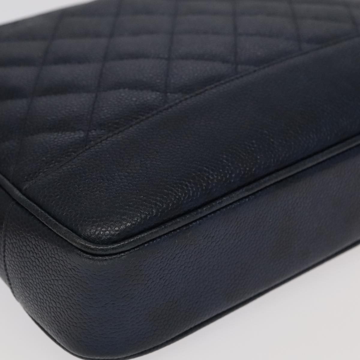 Chanel Chanel Vintage Stitched CC Shoulder Bag Caviar Size ONE SIZE - 10 Thumbnail