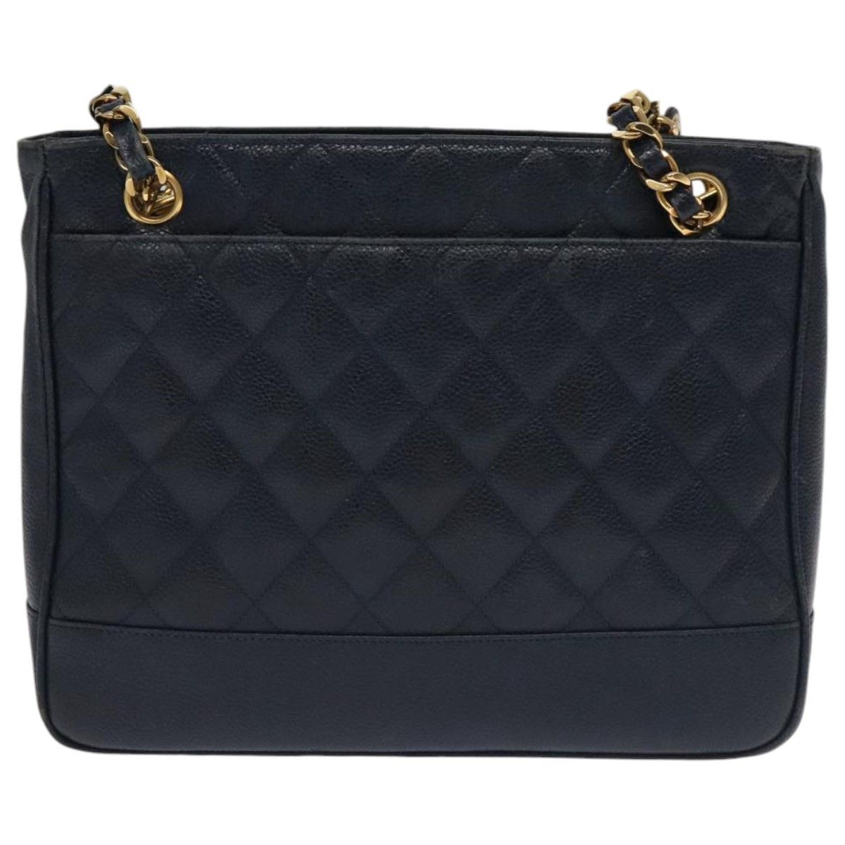 Chanel Chanel Vintage Stitched CC Shoulder Bag Caviar Size ONE SIZE - 2 Thumbnail