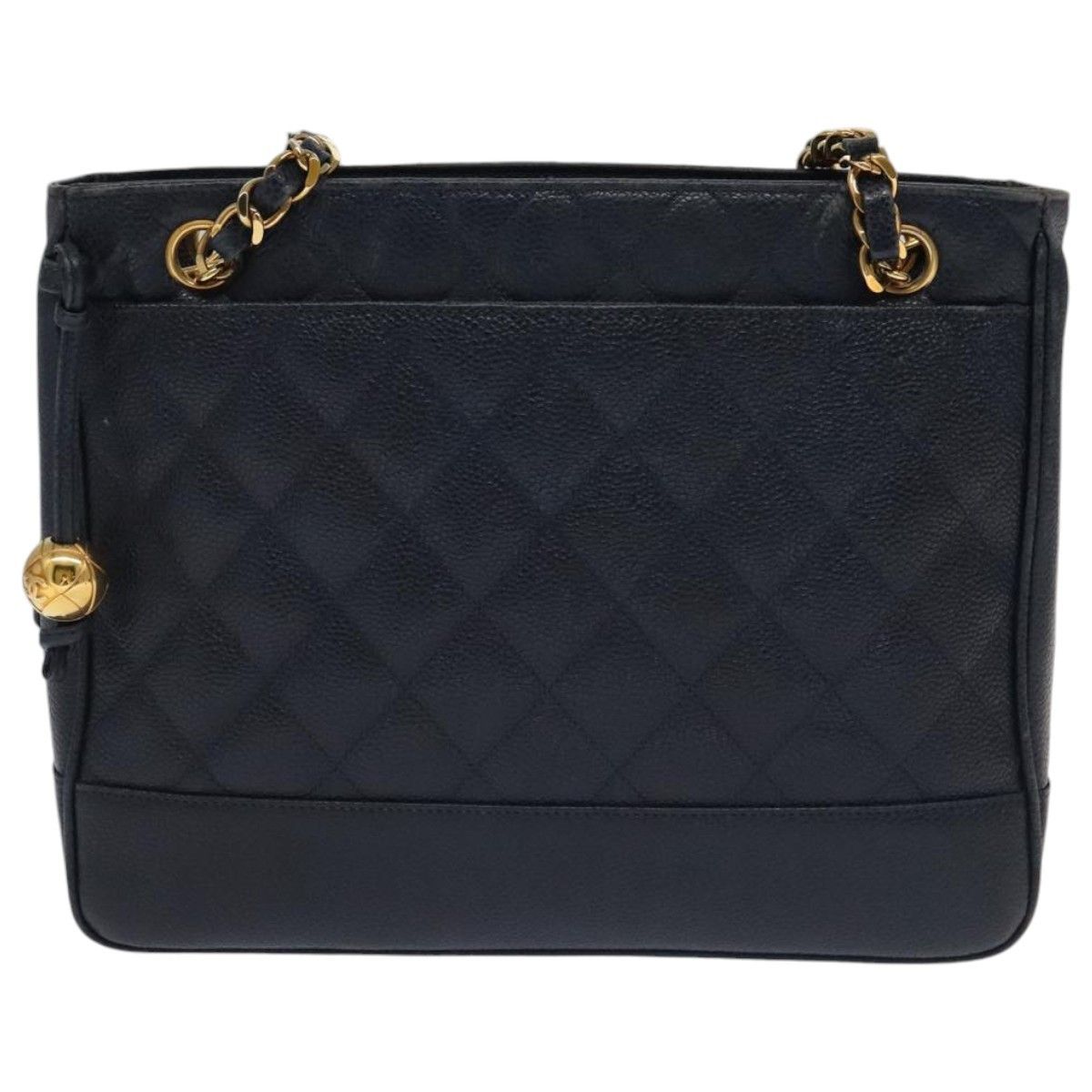 Chanel Chanel Vintage Stitched CC Shoulder Bag Caviar Size ONE SIZE - 18 Thumbnail
