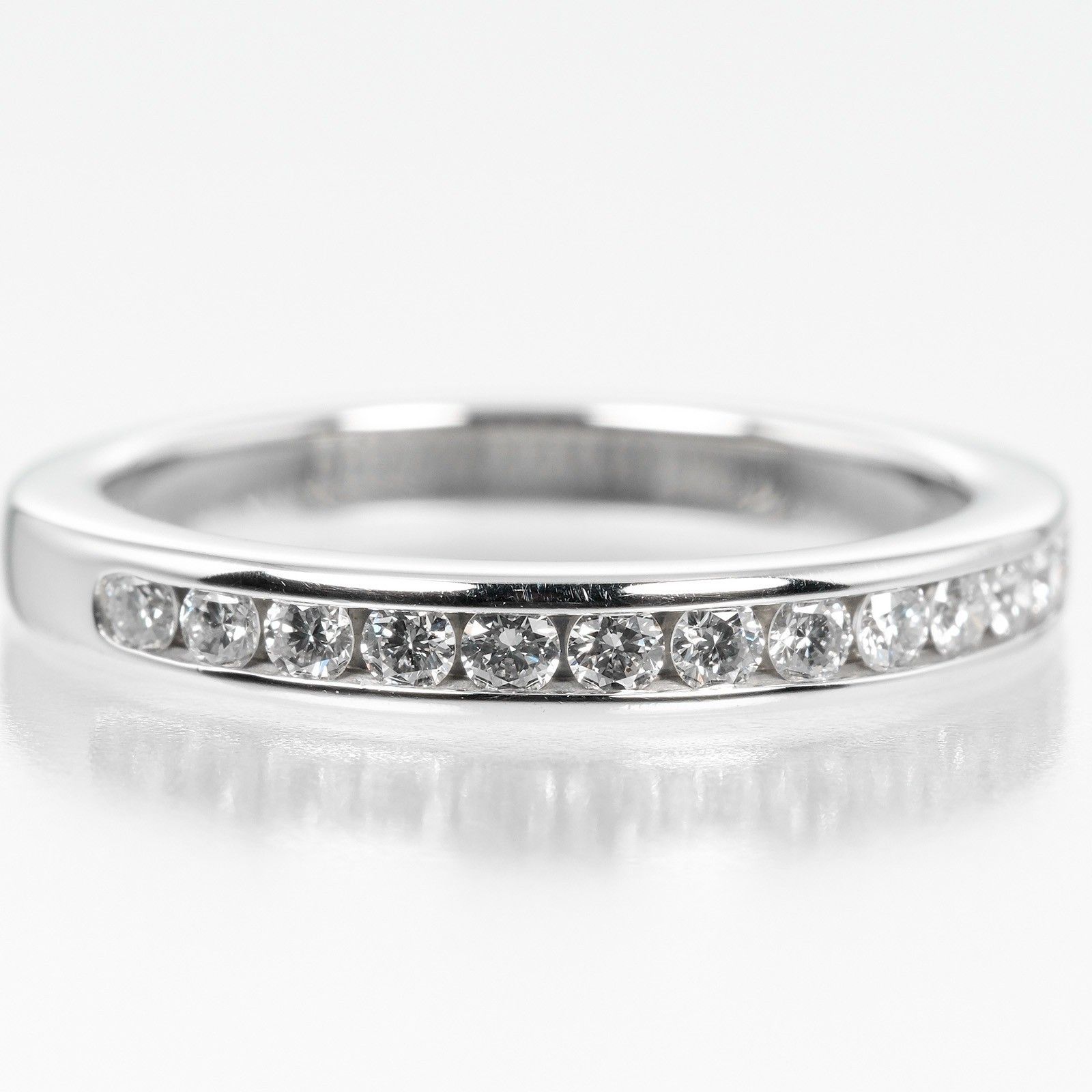 Tiffany & Co. Tiffany & Co. Half Eternity Band Ring Platinum and Diamonds Size ONE SIZE - 3 Thumbnail