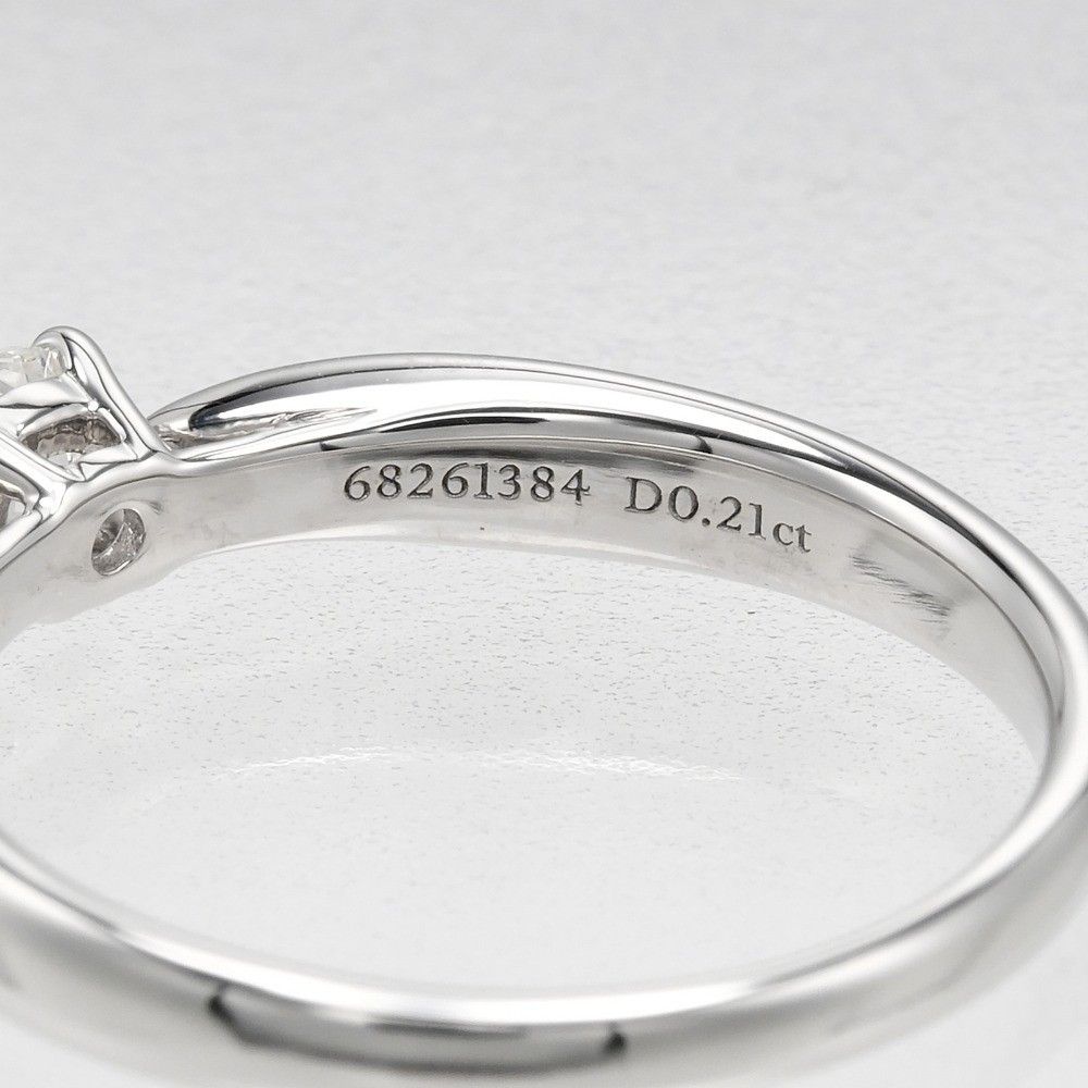 Tiffany & Co. Tiffany & Co. Harmony Solitaire Ring Platinum with RBC Diamond Size ONE SIZE - 6 Thumbnail