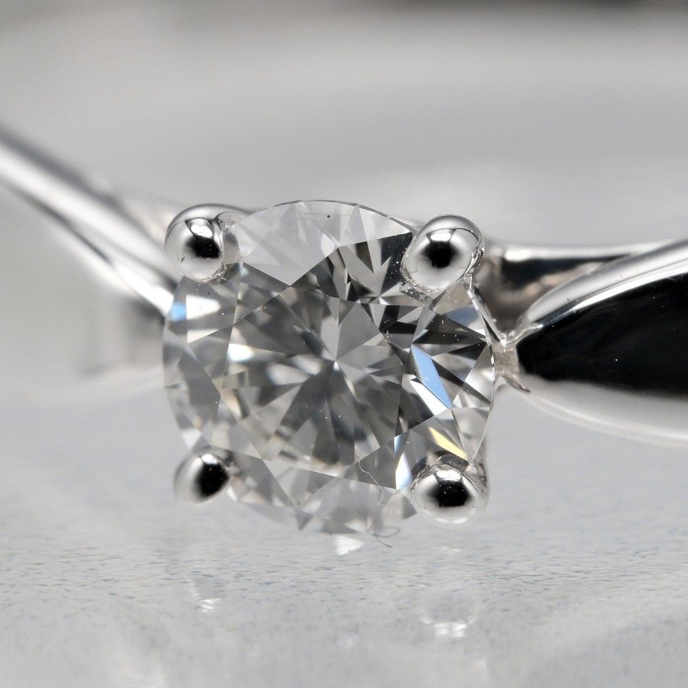 Tiffany & Co. Tiffany & Co. Harmony Solitaire Ring Platinum with RBC Diamond Size ONE SIZE - 4 Thumbnail