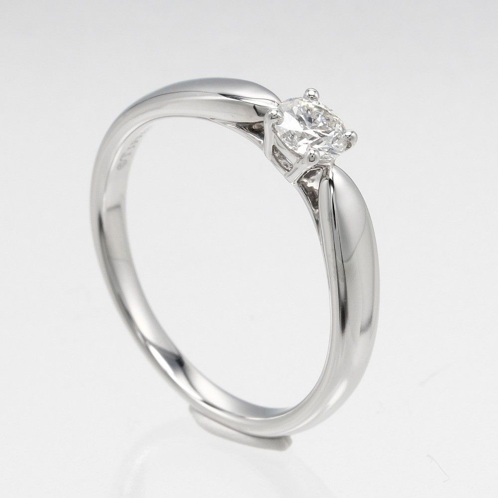 Tiffany & Co. Tiffany & Co. Harmony Solitaire Ring Platinum with RBC Diamond Size ONE SIZE - 2 Thumbnail