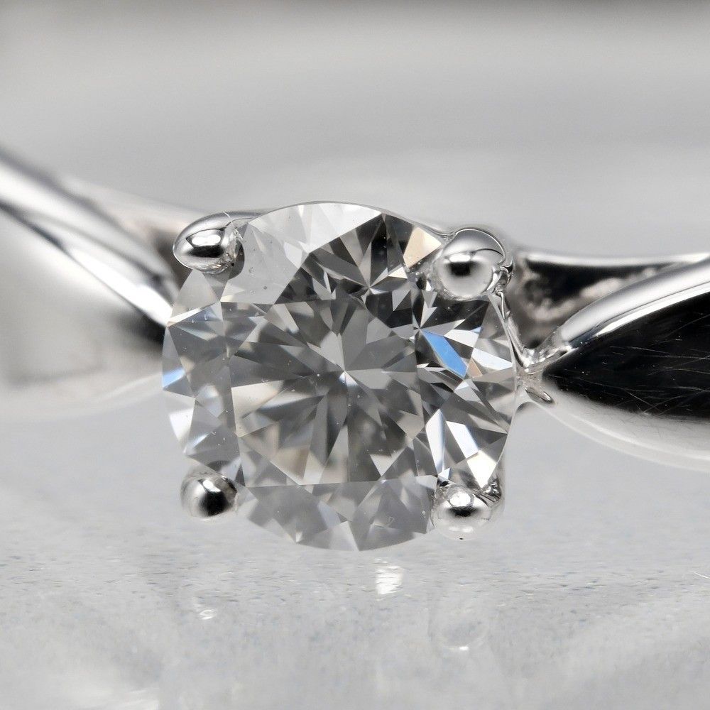 Tiffany & Co. Tiffany & Co. Harmony Solitaire Ring Platinum with RBC Diamond Size ONE SIZE - 5 Thumbnail