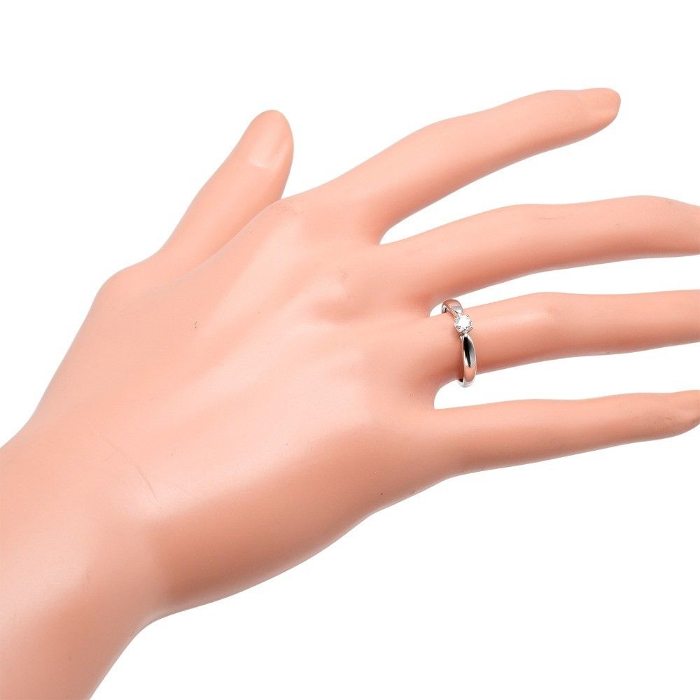 Tiffany & Co. Tiffany & Co. Harmony Solitaire Ring Platinum with RBC Diamond Size ONE SIZE - 10 Thumbnail