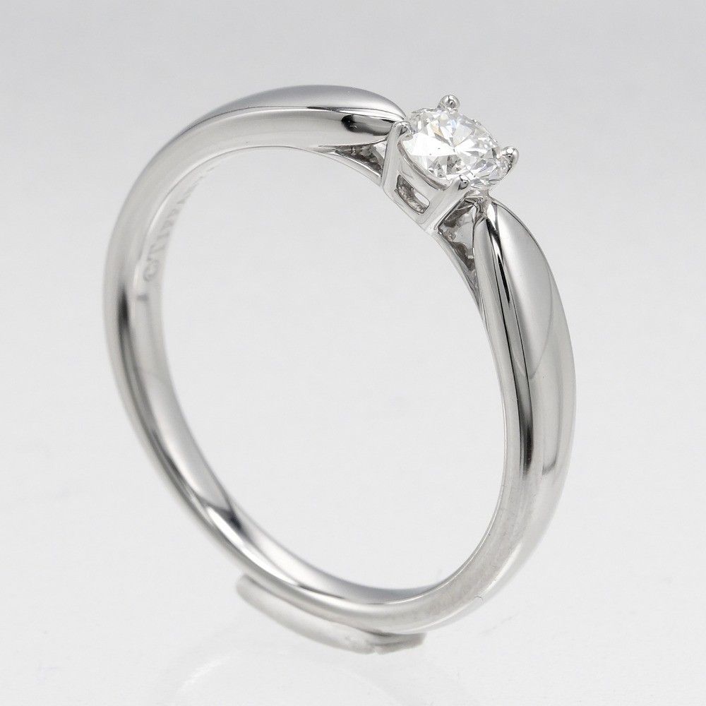 Tiffany & Co. Tiffany & Co. Harmony Solitaire Ring Platinum with RBC Diamond Size ONE SIZE - 2 Thumbnail