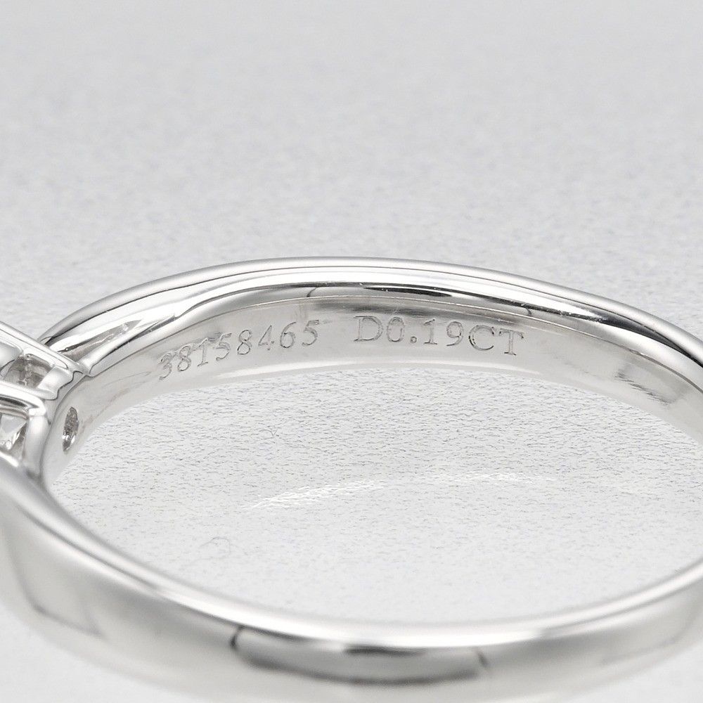 Tiffany & Co. Tiffany & Co. Harmony Solitaire Ring Platinum with RBC Diamond Size ONE SIZE - 3 Thumbnail