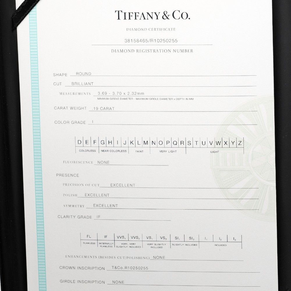 Tiffany & Co. Tiffany & Co. Harmony Solitaire Ring Platinum with RBC Diamond Size ONE SIZE - 8 Thumbnail