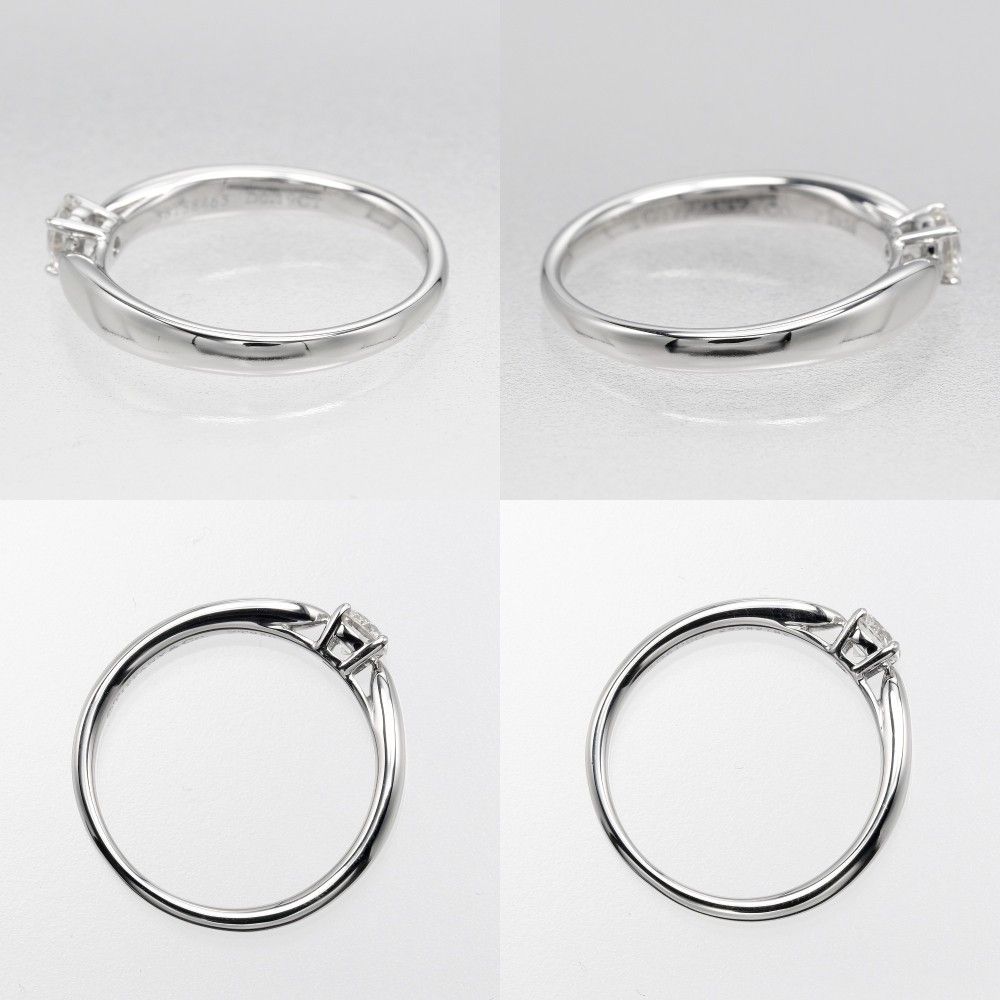 Tiffany & Co. Tiffany & Co. Harmony Solitaire Ring Platinum with RBC Diamond Size ONE SIZE - 6 Thumbnail