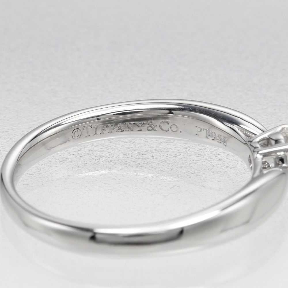 Tiffany & Co. Tiffany & Co. Harmony Solitaire Ring Platinum with RBC Diamond Size ONE SIZE - 4 Thumbnail