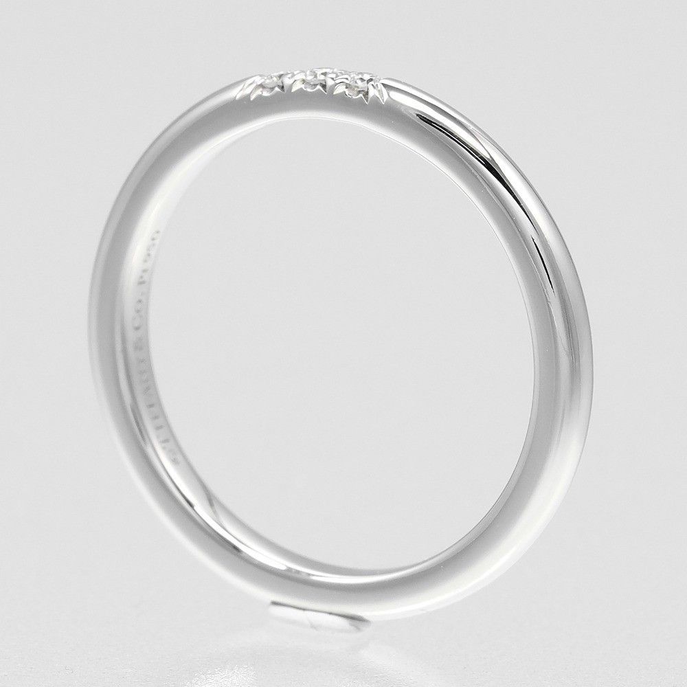 Tiffany & Co. Tiffany & Co. Forever Band Ring Platinum with Diamonds Size ONE SIZE - 2 Thumbnail