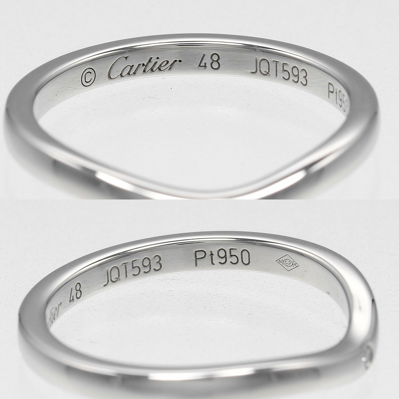 Cartier Cartier Ballerine Wedding Band 950 Platinum Size ONE SIZE - 9 Thumbnail
