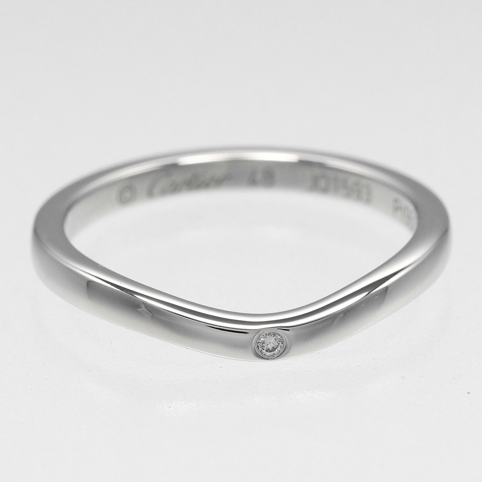 Cartier Cartier Ballerine Wedding Band 950 Platinum Size ONE SIZE - 4 Thumbnail