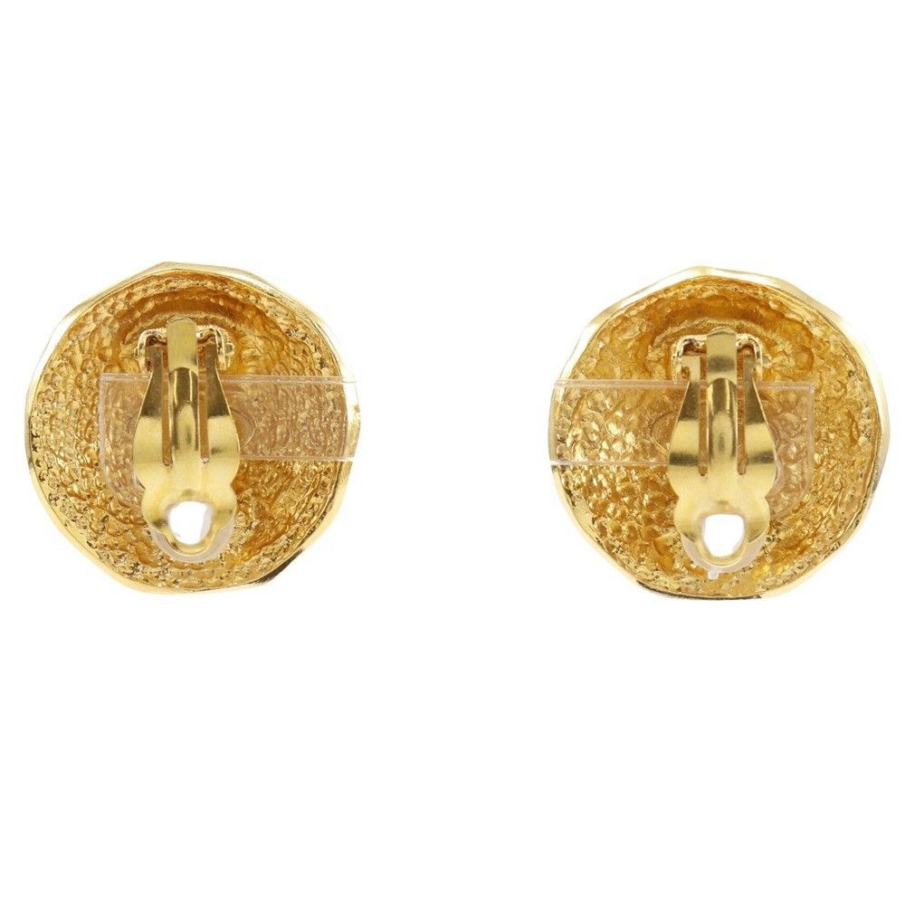 Chanel Chanel Vintage Round CC Clip-On Earrings Metal Size ONE SIZE - 2 Thumbnail
