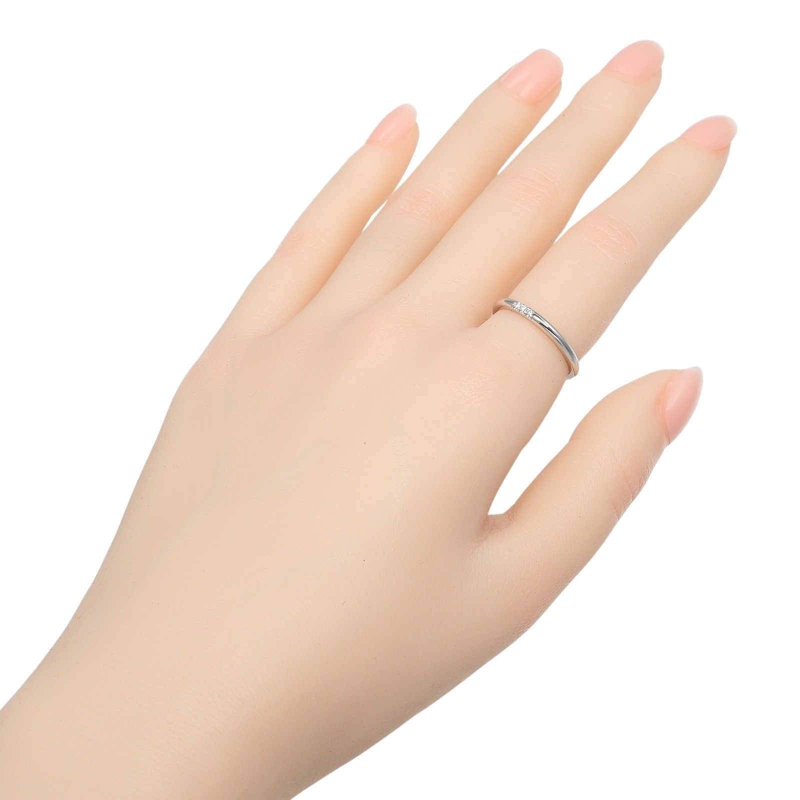 Tiffany & Co. Tiffany & Co. Forever Band Ring Platinum with Diamonds Size ONE SIZE - 8 Thumbnail