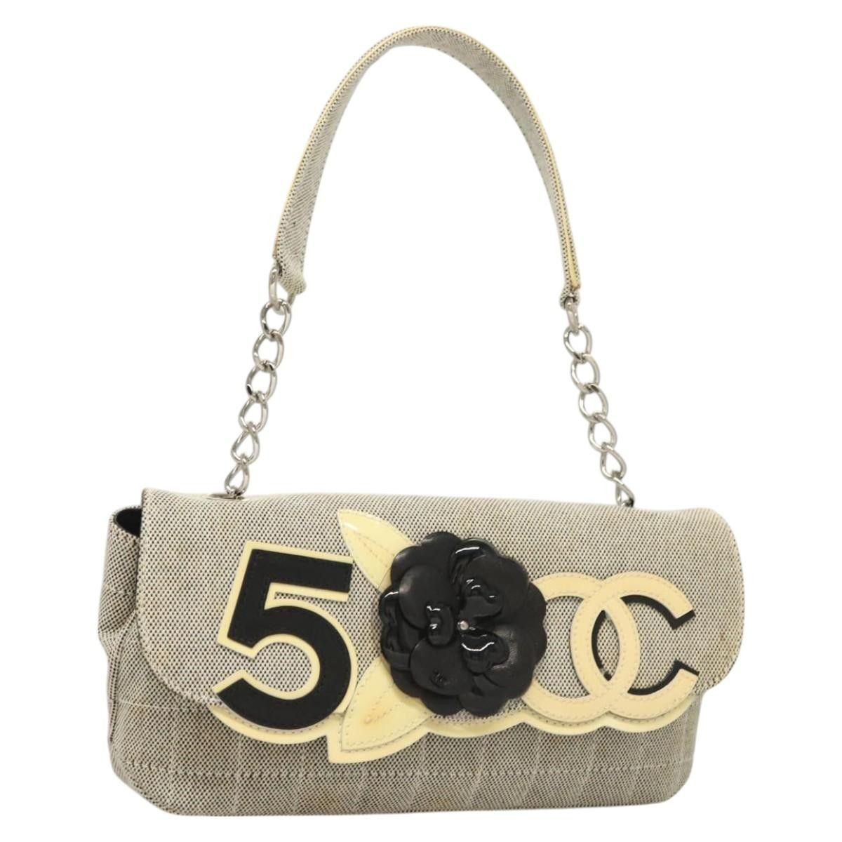 Chanel Chanel Camellia No.5 Flap Bag Canvas Size ONE SIZE - 15 Thumbnail