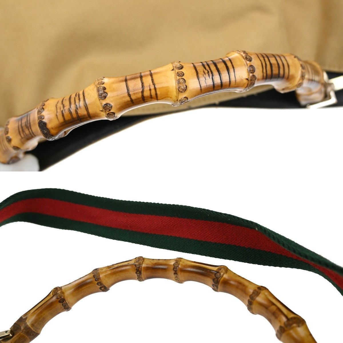 Gucci Gucci Sherry bamboo Shoulder Bag Canvas Size ONE SIZE - 13 Thumbnail