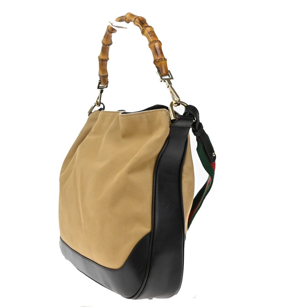 Gucci Gucci Sherry bamboo Shoulder Bag Canvas Size ONE SIZE - 3 Thumbnail