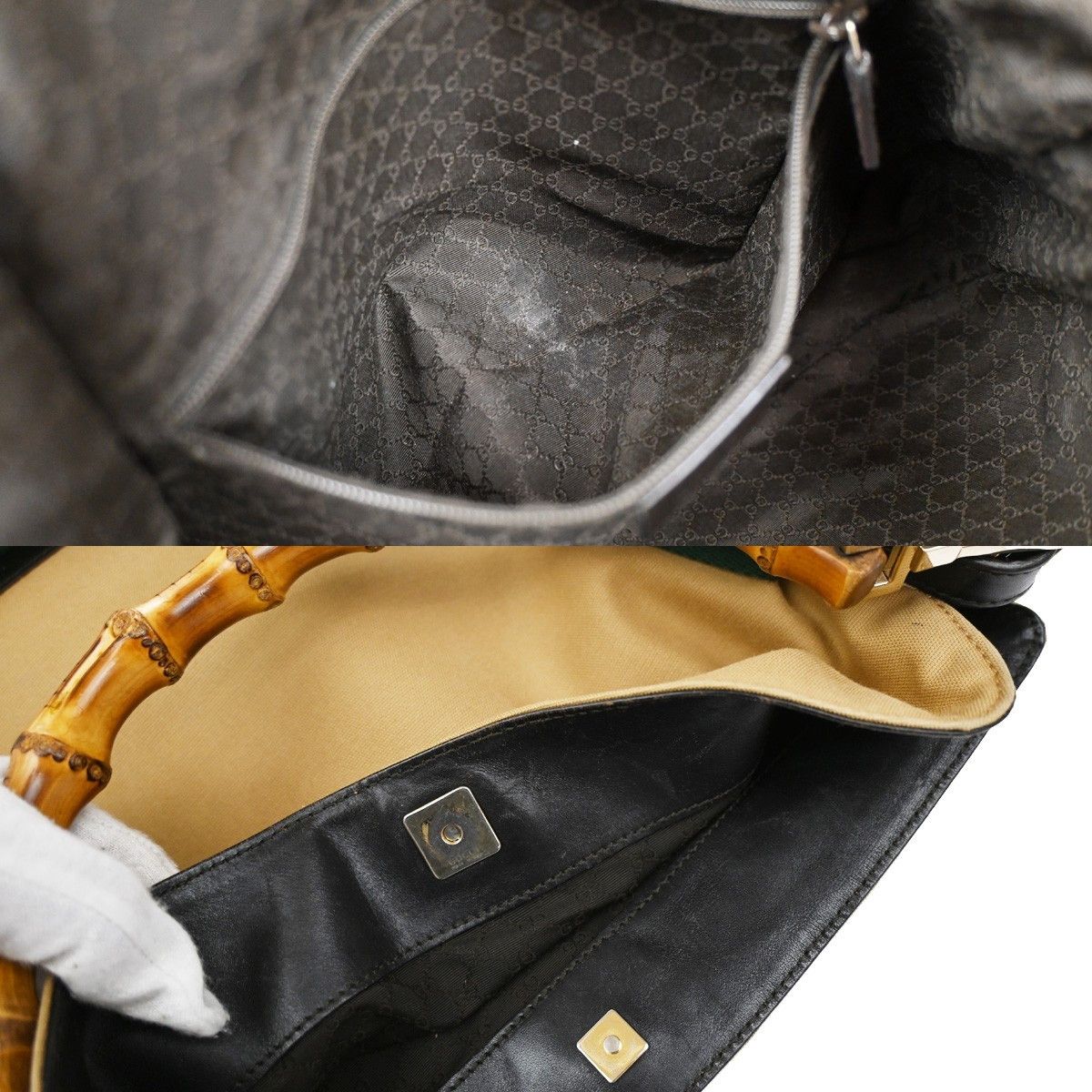 Gucci Gucci Sherry bamboo Shoulder Bag Canvas Size ONE SIZE - 10 Thumbnail